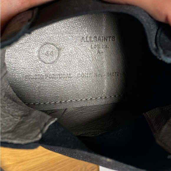 All Saints Men's Chelsea Boot size 44 Dark Blue - Picture 3 of 8